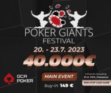 Live Poker |  Grand Casino Aš: Agur Özgür clinched the Poker Giants Main Event opener