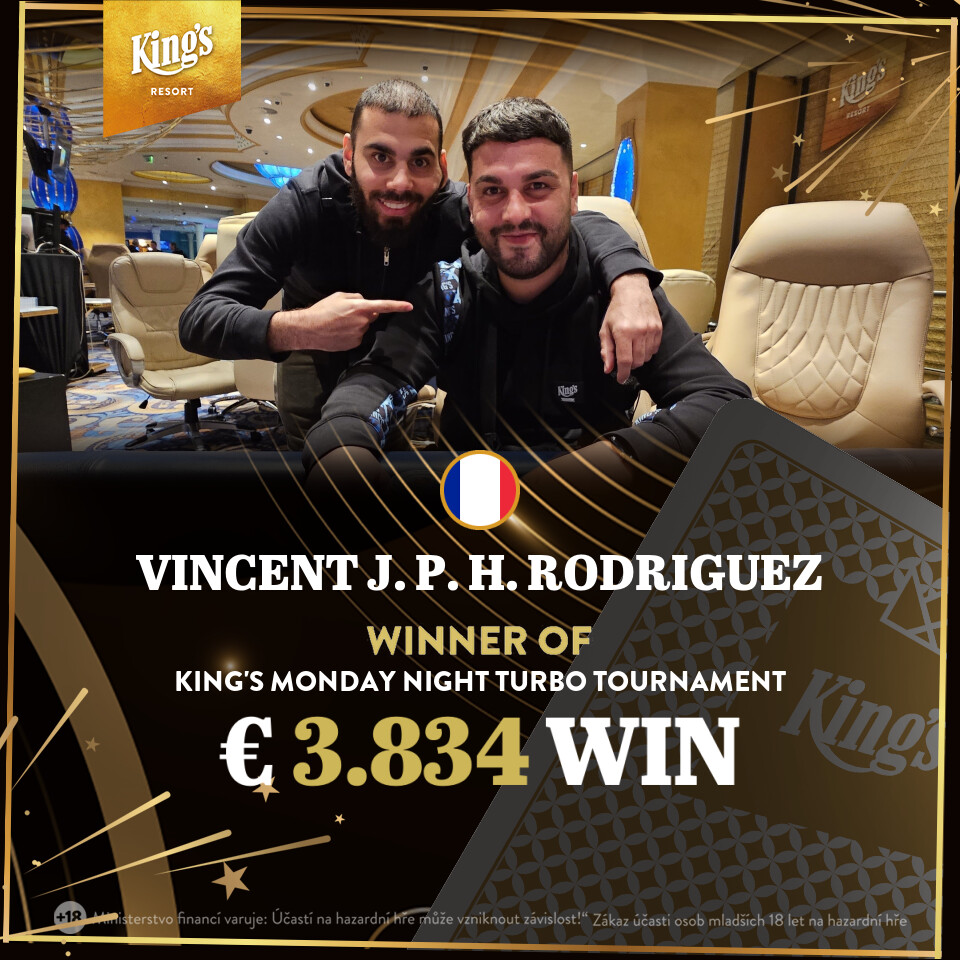 Live Poker |  King’s: French double success at Monday Night Turbo