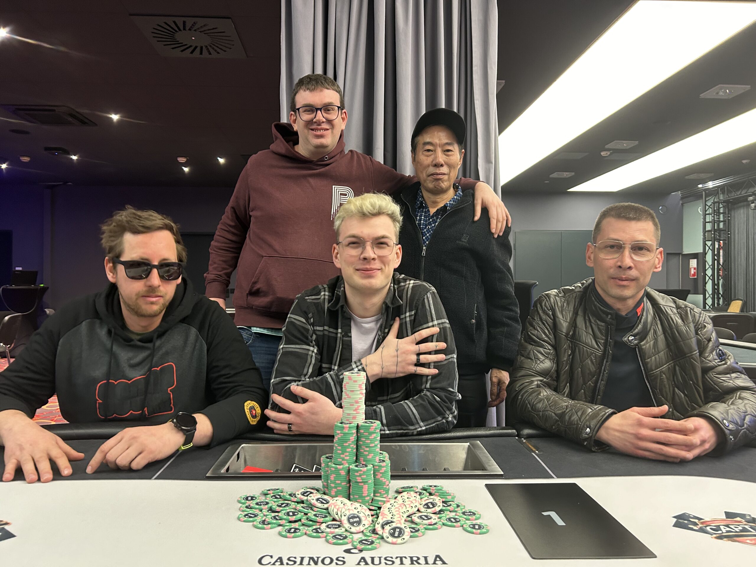 Casino Linz: Deal for five ends the second bounty event